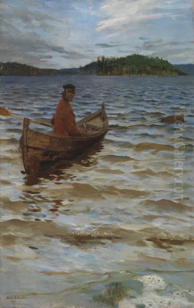 Rowing to the Shore - view 1