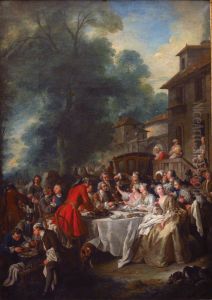 A Hunting Meal by Jean-Francois de Troy