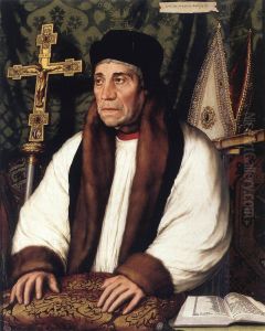 Portrait of William Warham (c. 1450 - 1532) by Hans Holbein the Younger