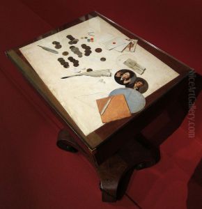 Trompe-l'oeil with coins by Louis-Leopold Boilly