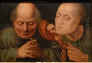 Two monks by Quinten Metsys