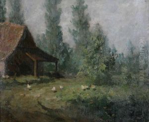 Hoeve Aan De Rand Van Het Bos by Albert Caullet