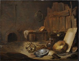 Barninterior with utensils