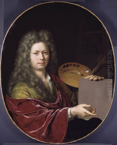 Self-portrait of Willem van Mieris (1662-1747) - view 1
