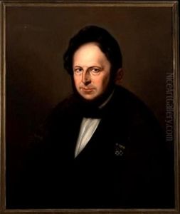 Portrait of Albert Otto Ernst graaf van Limburg Stirum (1803-1858) by Cornelis Hendrik van Amerom