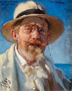 Self-portrait by Peder Severin Kroyer
