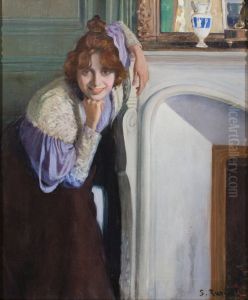 Laughing Girl by Santiago Rusinol i Prats