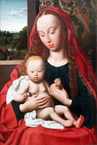 Maria mit dem Kind by Geertgen tot Sint Jans