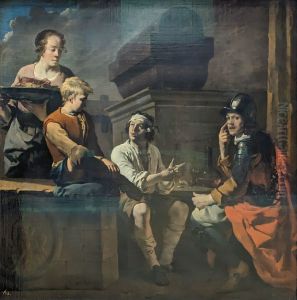 The Morra Players by Karel Dujardin