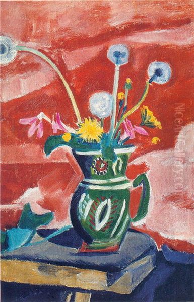 Jug with Flowers - view 1