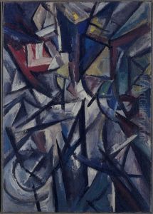 Landscape. Futurist Composition by Olga Rozanova