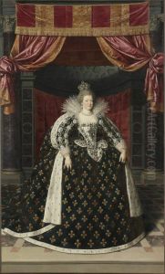 Marie de Medicis, reine de France by Frans Pourbus the younger
