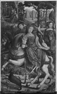 St. Mary Magdalene hunting before her conversion by Master Of The Legend Of The Magdalene