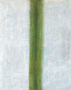 Green Stripe by Olga Rozanova