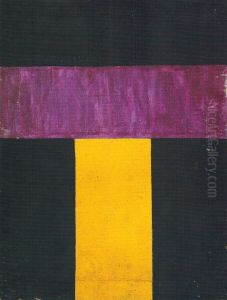 Non-Objective Composition. Color Painting by Olga Rozanova