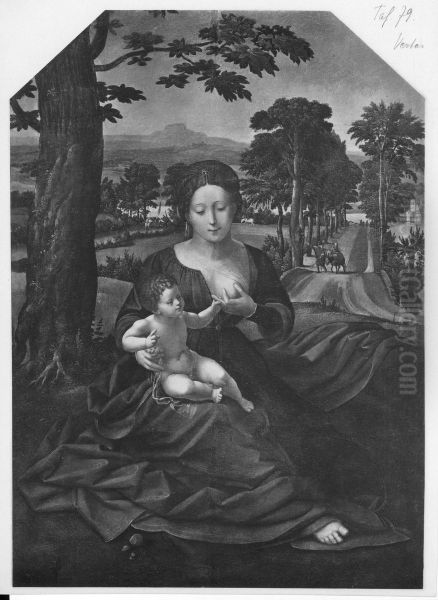 Madonna and Child in a Landscape - view 1