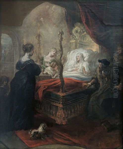 Saint Francis of Paola Prophesying the Birth of a Son to Louise of Savoy - view 1