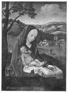 Madonna and Child in a Landscape by Joachim Patinir
