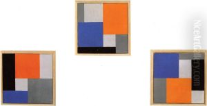 Composition XVIII in three pieces by Theo van Doesburg
