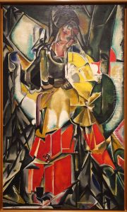 Mujer con abanico (Woman with a Fan) by Maria Blanchard