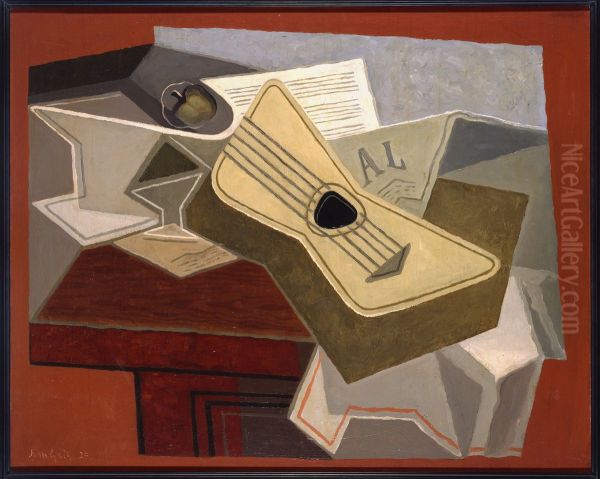 Guitare et journal - view 1