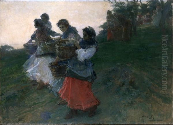 Olive Pickers - view 1