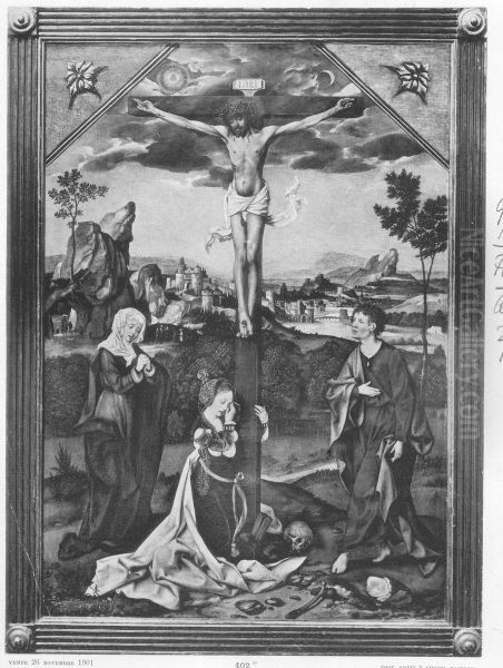 Crucifixion with Virgin, Mary Magdalene and Saint John - view 1