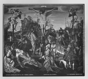 Triptych of the Crucifixion in Tournai - central panel by Cornelis Engebrechtsz.