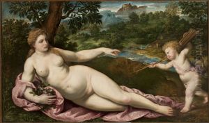 Venus and Eros by Paris Bordone