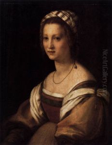 Portrait of Lucrezia de Baccio Del Fede by Andrea Del Sarto