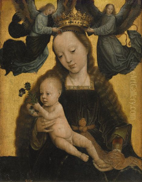 The Virgin and Child crowned by two Angels - view 1