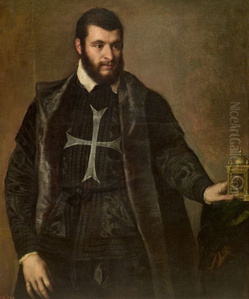 Knight of Malta with a clock - view 1
