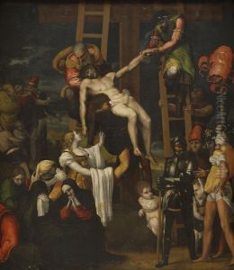 El Descendimiento de la Cruz by Pedro Machuca