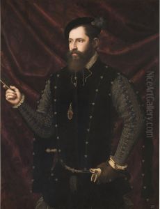 Retrato de un caballero santiaguista by Juan De Juanes