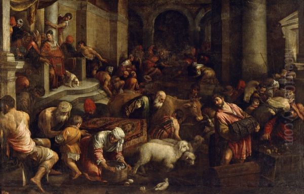 Expulsion de los mercaderes del Templo - view 1