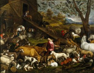 The Animals entering Noah's Ark by Jacopo Bassano