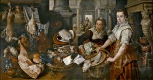 Christ at home with Martha and Mary