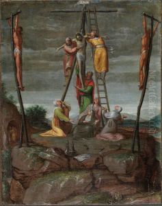El Descendimiento by Pedro de Campana