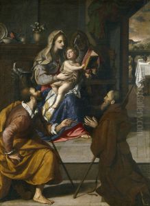 The Holy Family of Cardinal Fernando de' Medici by Alessandro Allori