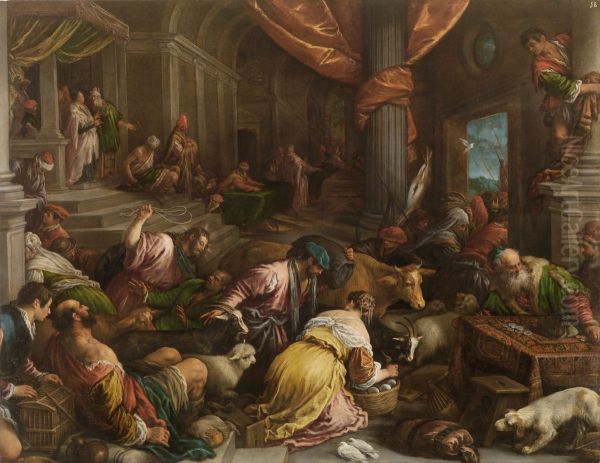 Expulsion de los mercaderes del Templo - view 1