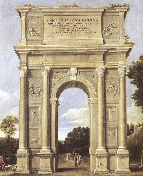 A Triumphal Arch of Allegories - view 1