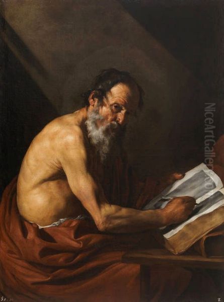 Saint Jerome writing - view 1