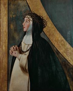 Santa Catalina de Siena by Juan Bautista Maino