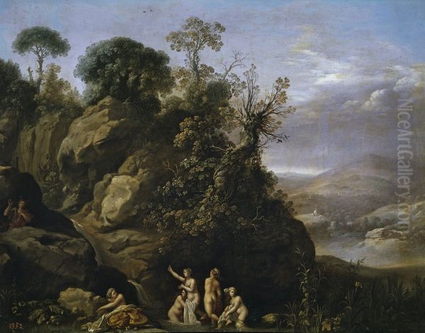 Landscape with Diana and Actaeon - view 1