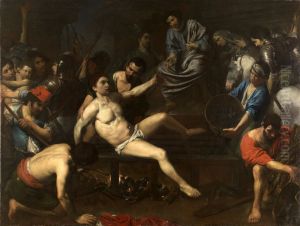 El martirio de san Lorenzo by Valentin De Boulogne