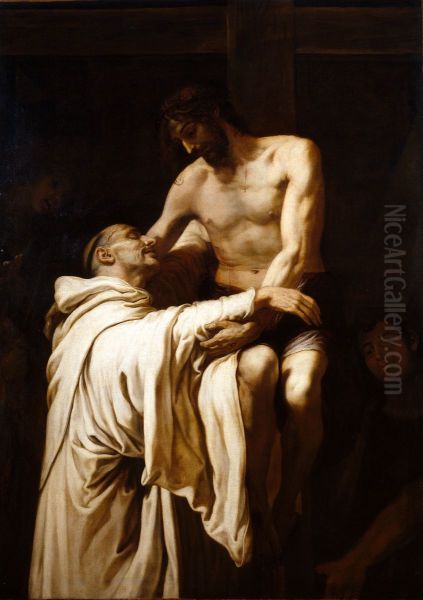 Christ Embracing St Bernard - view 1