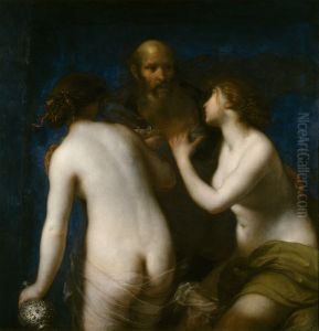 Lot y sus hijas by Francesco Furini