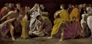 A Priest sacrificing for a Roman Emperor by Giovanni Lanfranco