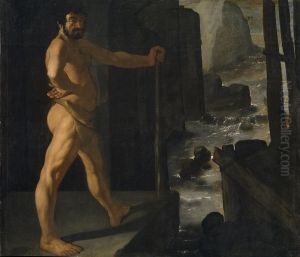 Hercules desvia el curso del rio Alfeo by Francisco De Zurbaran