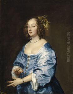 Portrait of Mary Ruthven, Lady van Dyck